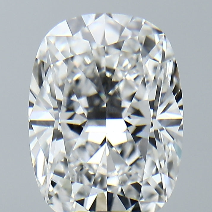 Lab-Grown 3.12 Carat Cushion Brilliant Diamond color D Clarity VVS2, precious stones, engagement diamonds