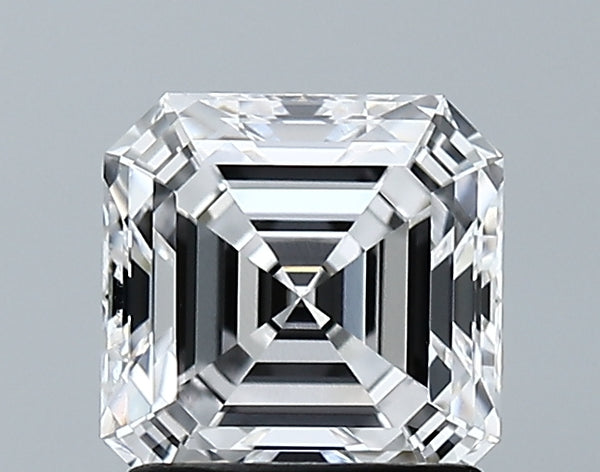 Lab-Grown 1.52 Carat Asscher Cut Diamond color D Clarity VVS2 With GIA Certificate, precious stones, engagement diamonds