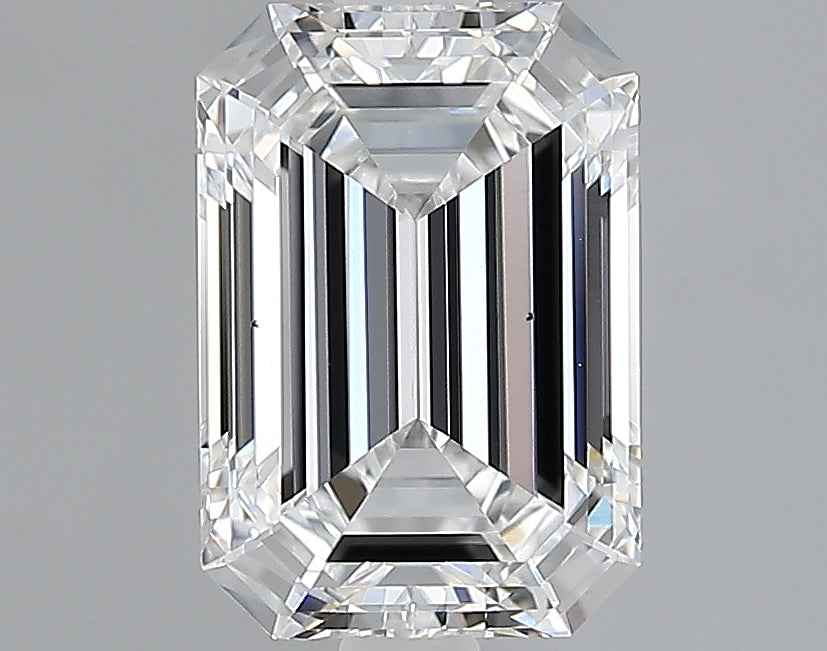 Lab-Grown 1.55 Carat Emerald Cut Diamond color E Clarity VVS2, precious stones, engagement diamonds