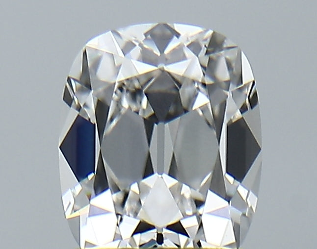 Lab-Grown 1.45 Carat Antique Cushion Cut Diamond color E Clarity VVS2, precious stones, engagement diamonds