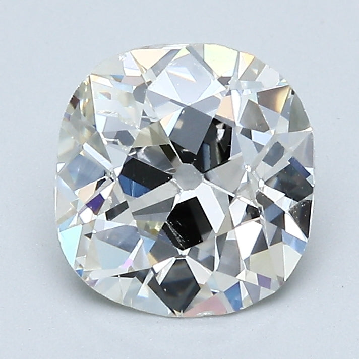1.71 Carat Old Miner Cut Estate Natural Mined Diamond J Color SI2 Clarity With GIA Certificate, natural diamonds, precious stones, engagement diamonds