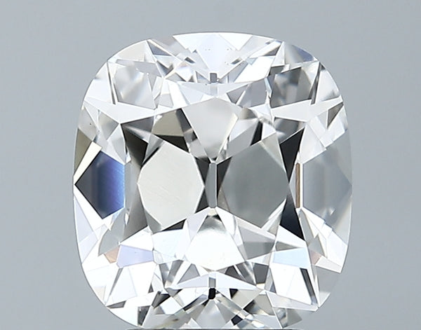 Lab-Grown 2.82 Carat Antique Cushion Cut Diamond color F Clarity VVS2 With GIA Certificate, precious stones, engagement diamonds