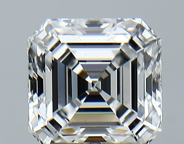 Lab-Grown 2.00 Carat Asscher Cut Diamond color E Clarity VS1, precious stones, engagement diamonds