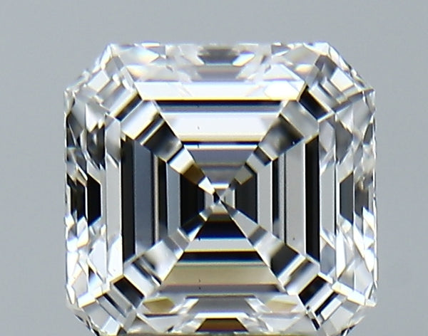 Lab-Grown 2.00 Carat Asscher Cut Diamond color E Clarity VS1, precious stones, engagement diamonds