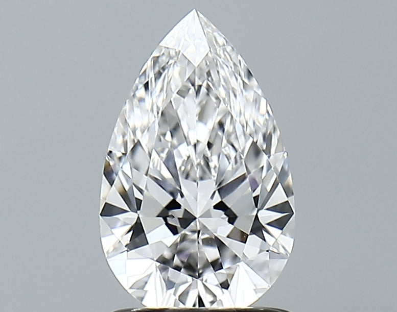 Lab-Grown 1.00 Carat Pear Shape Diamond color E Clarity IF, precious stones, engagement diamonds
