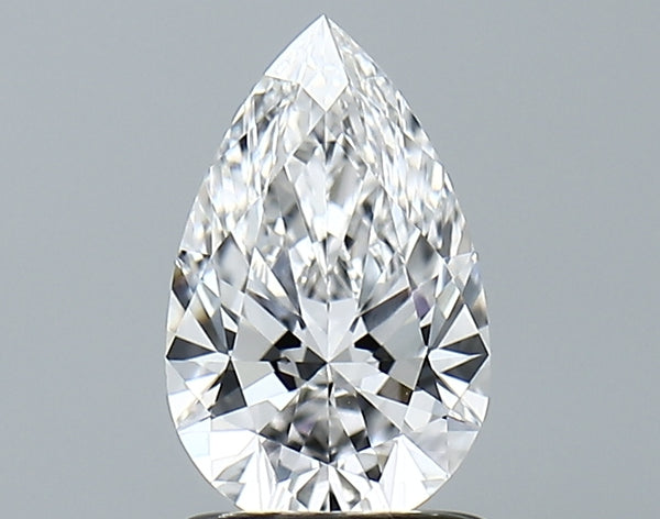 Lab-Grown 1.00 Carat Pear Shape Diamond color E Clarity IF, precious stones, engagement diamonds