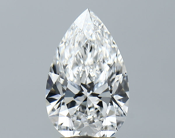 Lab-Grown 3.02 Carat Pear Shape Diamond color E Clarity VS1 With GIA Certificate, precious stones, engagement diamonds