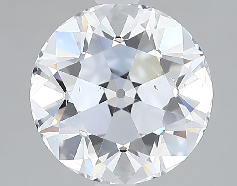 Lab-Grown 2.05 Carat Old European Cut Diamond color D Clarity SI1 With GIA Certificate, precious stones, engagement diamonds