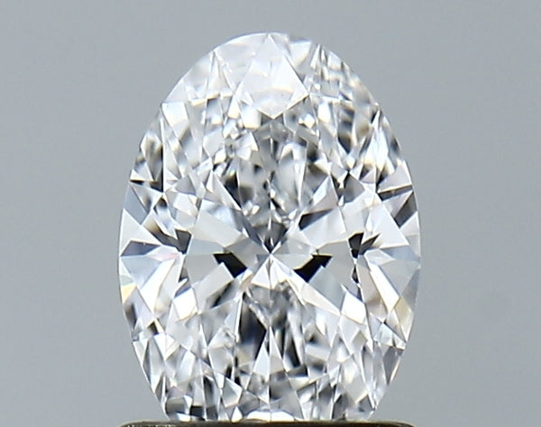 Lab-Grown 1.00 Carat Oval Shape Diamond color D Clarity VVS1, precious stones, engagement diamonds