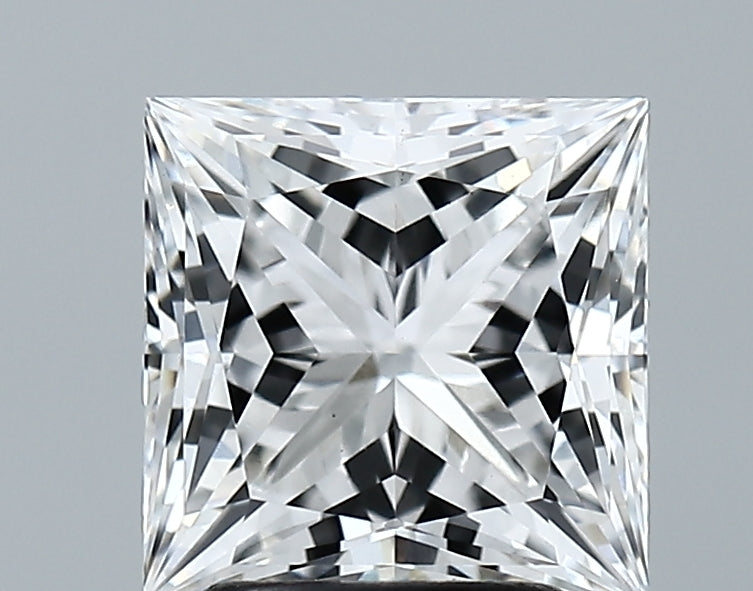 Lab-Grown 2.61 Carat Princess Cut Diamond color D Clarity VS1 With GIA Certificate, precious stones, engagement diamonds