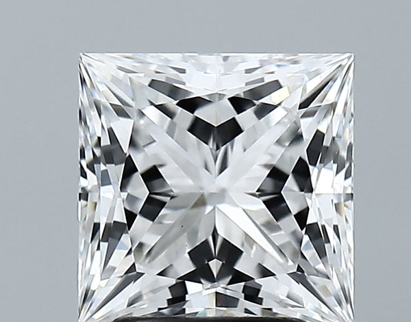 Lab-Grown 2.61 Carat Princess Cut Diamond color D Clarity VS1 With GIA Certificate, precious stones, engagement diamonds