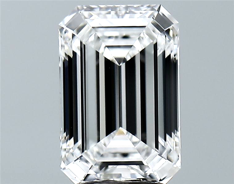 Lab-Grown 3.18 Carat Emerald Cut Diamond color E Clarity VVS2, precious stones, engagement diamonds