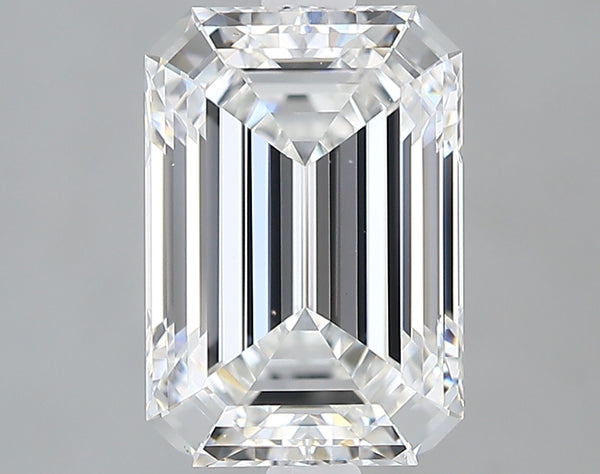 Lab-Grown 2.41 Carat Emerald Cut Diamond color E Clarity VVS2, precious stones, engagement diamonds