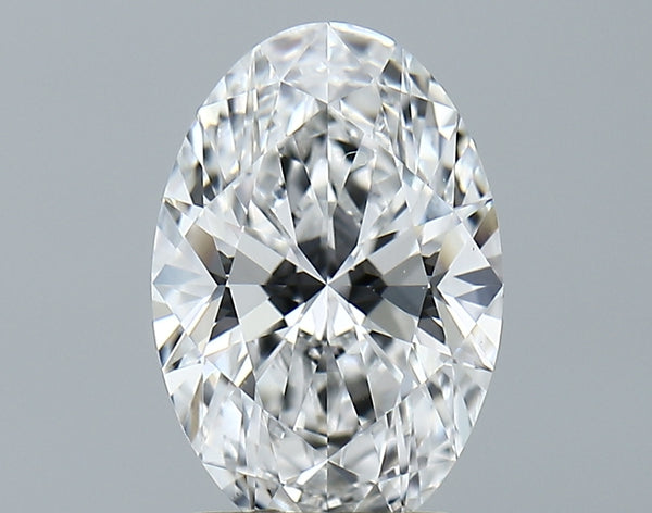 Lab-Grown 2.52 Carat Oval Shape Diamond color E Clarity VS1 With GIA Certificate, precious stones, engagement diamonds