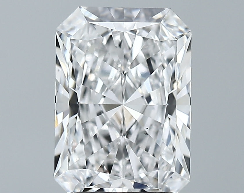 Lab-Grown 2.74 Carat Radiant Cut Diamond color E Clarity VS2 With GIA Certificate, precious stones, engagement diamonds