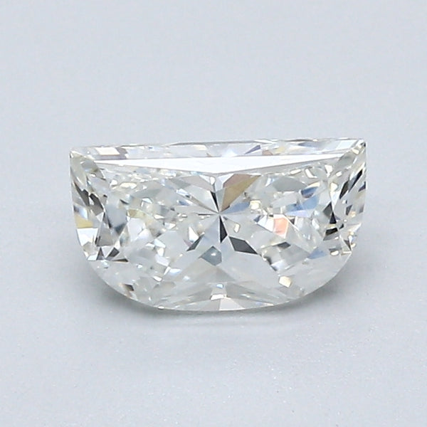 0.67 Carat Half Moon Shape Diamond color J Clarity VVS1, natural diamonds, precious stones, engagement diamonds