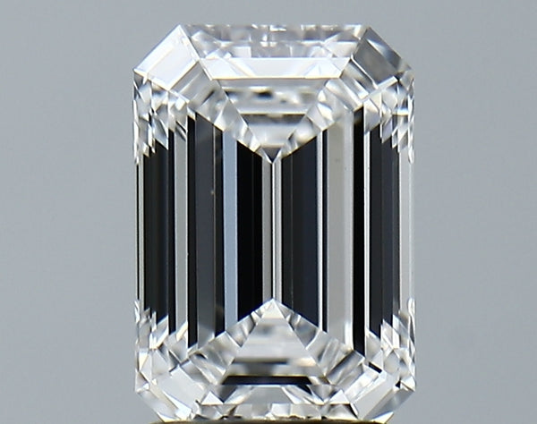 Lab-Grown 2.07 Carat Emerald Cut Diamond color E Clarity VVS2 With GIA Certificate, precious stones, engagement diamonds