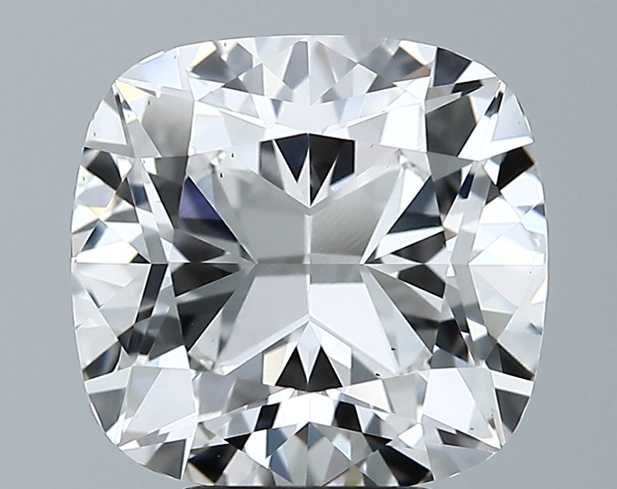Lab-Grown 4.80 Carat Square Cushion Cut Diamond color E Clarity VS2, precious stones, engagement diamonds