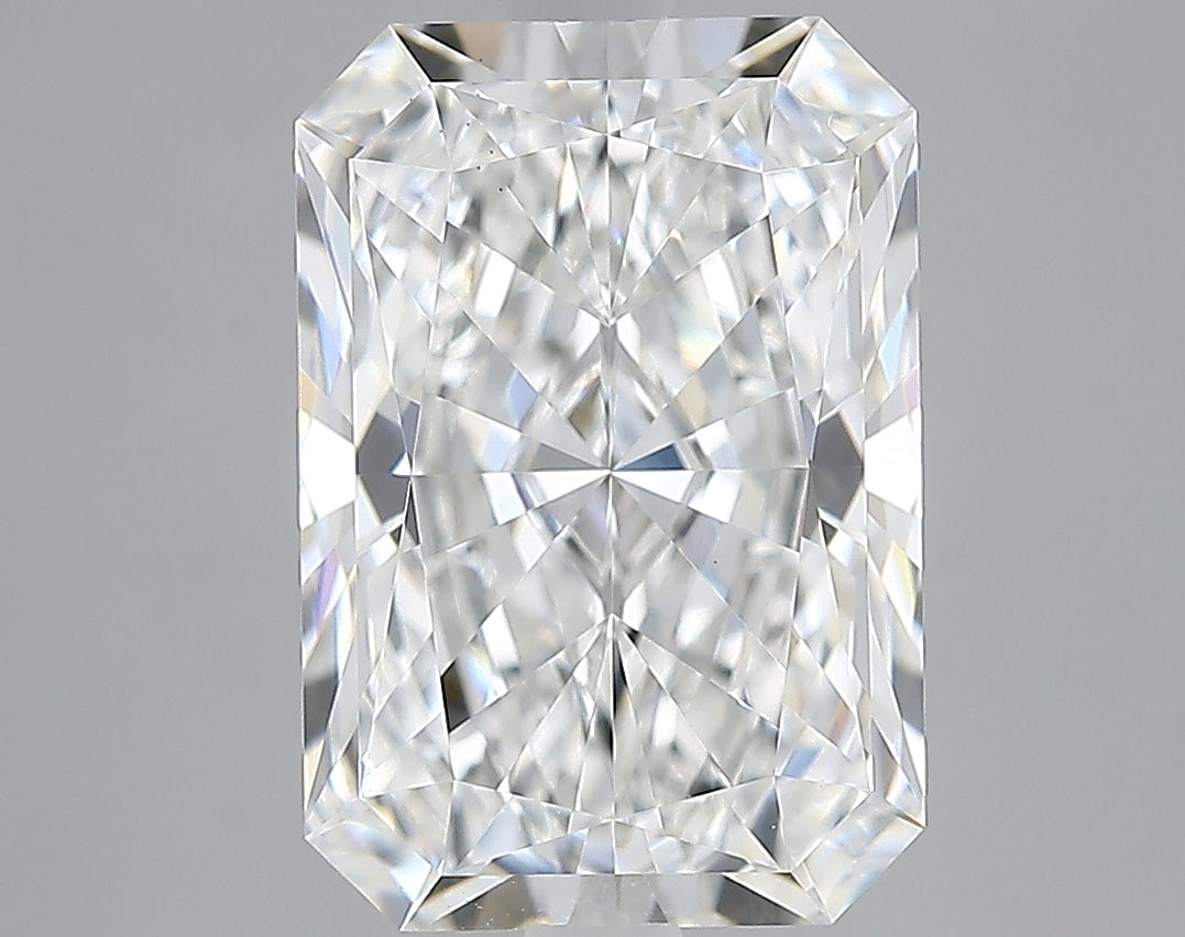 Lab-Grown 3.16 Carat Radiant Cut Diamond color E Clarity VS1, precious stones, engagement diamonds