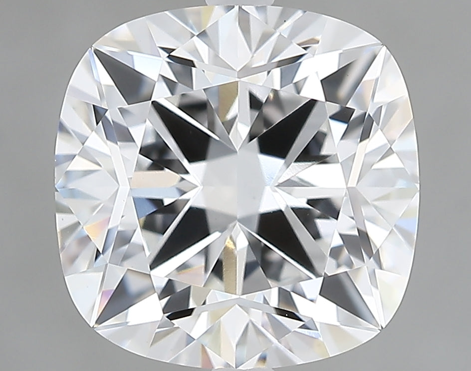 Lab-Grown 3.72 Carat Square Cushion Cut Diamond color E Clarity VVS2, precious stones, engagement diamonds