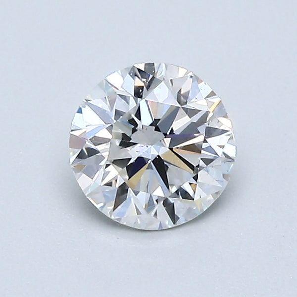 0.57 Carat Round Brilliant Natural Mined Diamond H Color SI1 Clarity With GIA Certificate, natural diamonds, precious stones, engagement diamonds