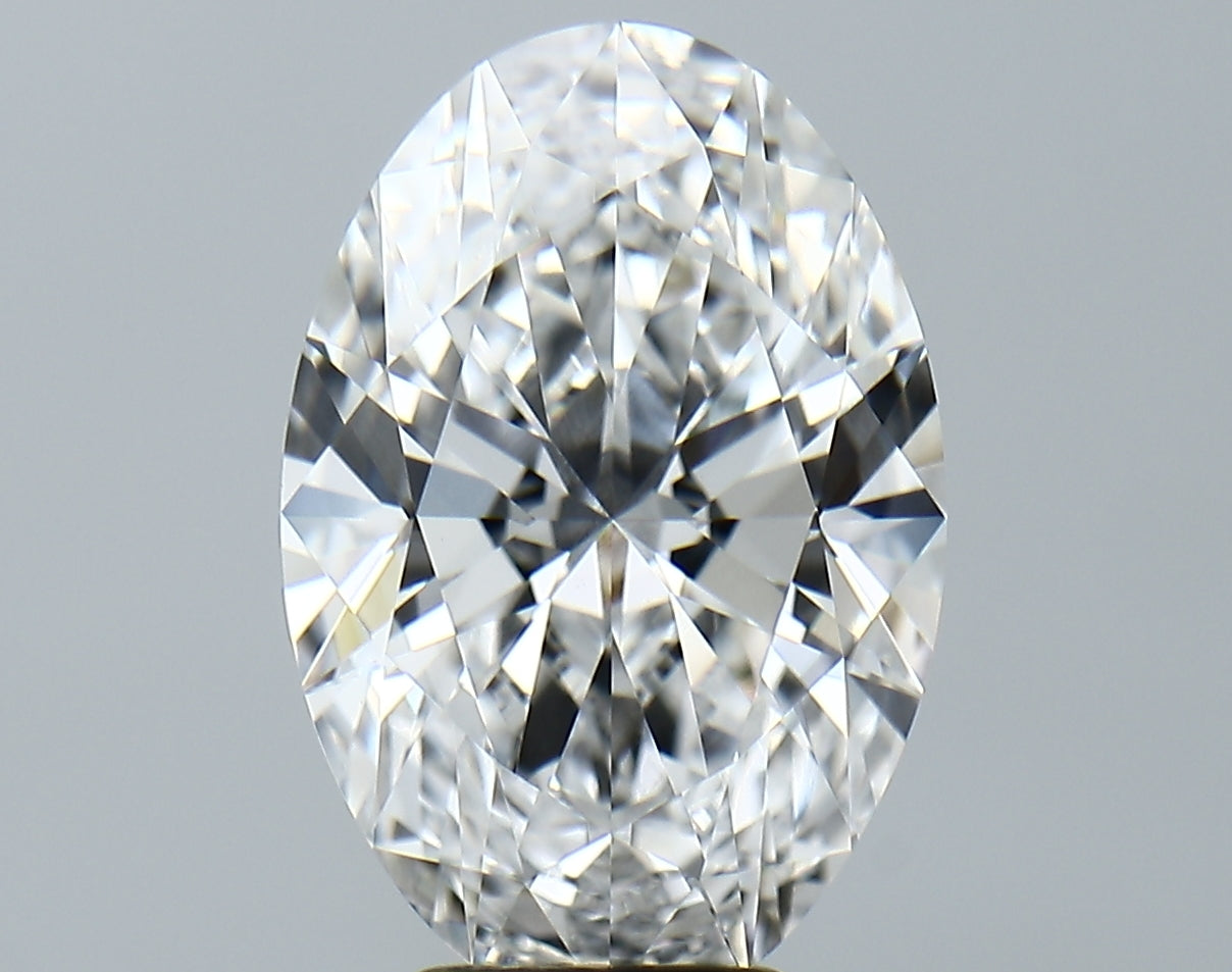 Lab-Grown 5.20 Carat Oval Shape Diamond color E Clarity VVS2 With GIA Certificate, precious stones, engagement diamonds