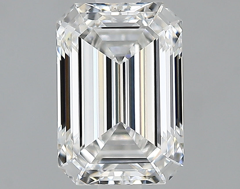 Lab-Grown 1.59 Carat Emerald Cut Diamond color E Clarity VVS2, precious stones, engagement diamonds