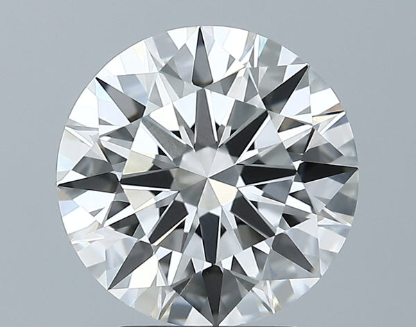 Lab-Grown 3.60 Carat Round Brilliant Diamond color G Clarity VVS2 With GIA Certificate, precious stones, engagement diamonds