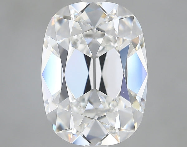 Lab-Grown 3.81 Carat Antique Cushion Cut Diamond color E Clarity VS1, precious stones, engagement diamonds