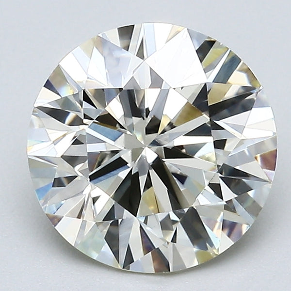 2.39 Carat Round Brilliant Diamond color N Clarity VVS1, natural diamonds, precious stones, engagement diamonds