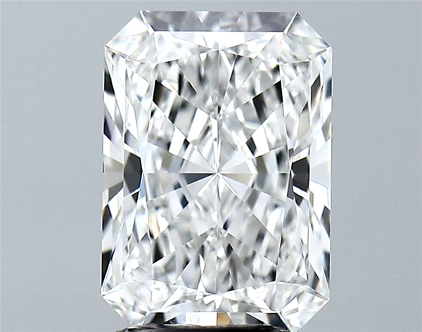Lab-Grown 3.04 Carat Radiant Cut Diamond color E Clarity VVS2 With GIA Certificate, precious stones, engagement diamonds