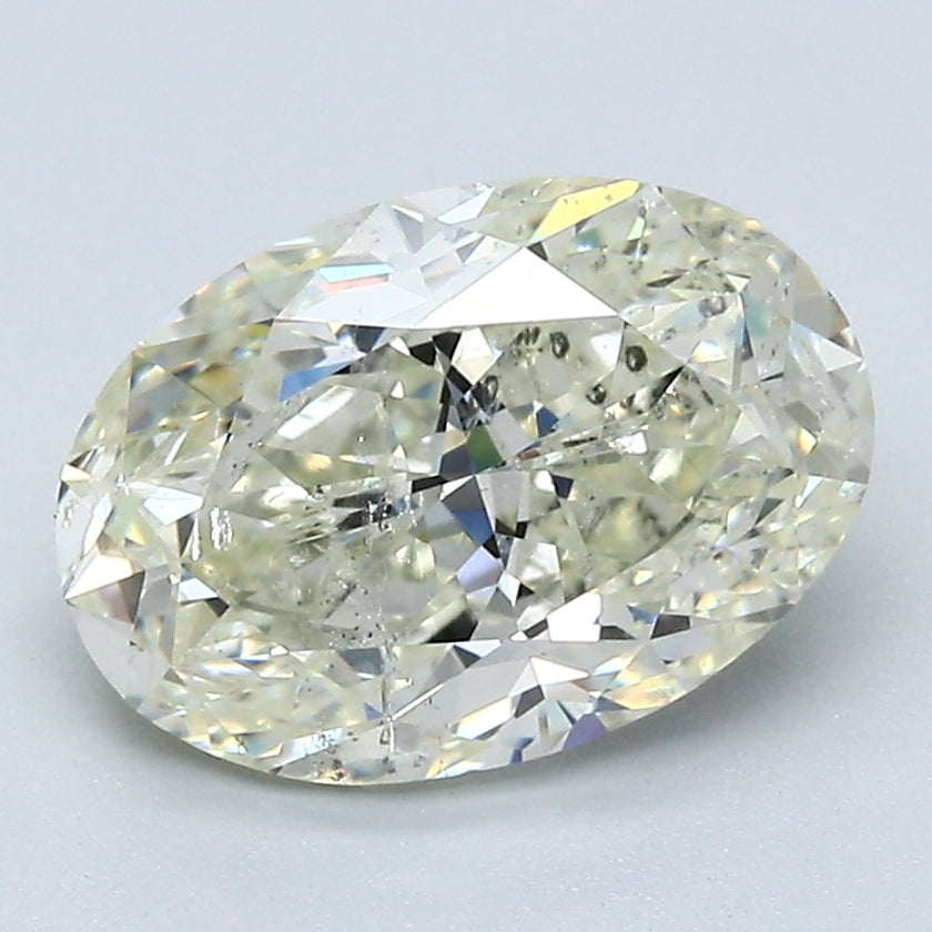 2.67 Carat Oval Shape Natural Mined Diamond L Color SI2 Clarity With GIA Certificate, natural diamonds, precious stones, engagement diamonds
