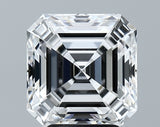 Lab-Grown 3.66 Carat Asscher Cut Diamond color E Clarity VS1 With GIA Certificate, precious stones, engagement diamonds