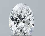 Lab-Grown 1.37 Carat Oval Shape Diamond color E Clarity VVS2 With GIA Certificate, precious stones, engagement diamonds