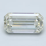 3.04 Carat Emerald Cut Diamond color L Clarity SI2, natural diamonds, precious stones, engagement diamonds