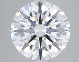 Lab-Grown 3.79 Carat Round Brilliant Diamond color E Clarity VVS2 With GIA Certificate, precious stones, engagement diamonds