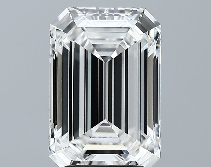 Lab-Grown 4.13 Carat Emerald Cut Diamond color E Clarity VVS1 With GIA Certificate, precious stones, engagement diamonds