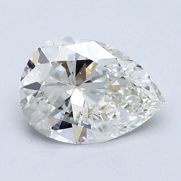 1.02 Ct Pear Shape Diamond H-SI1 Rare Bridal GIA Certified, natural diamonds, precious stones, engagement diamonds