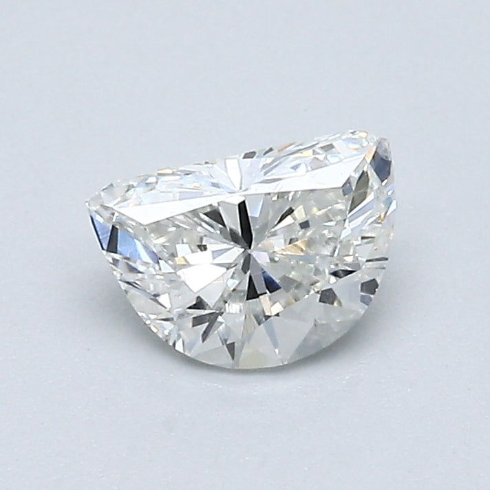 0.55 Carat Half Moon Shape Natural Mined Diamond H Color SI2 Clarity With GIA Certificate, natural diamonds, precious stones, engagement diamonds
