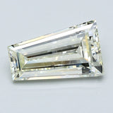 1.96 Carat Tapered Baguette Shape Diamond color S Clarity VS2, natural diamonds, precious stones, engagement diamonds