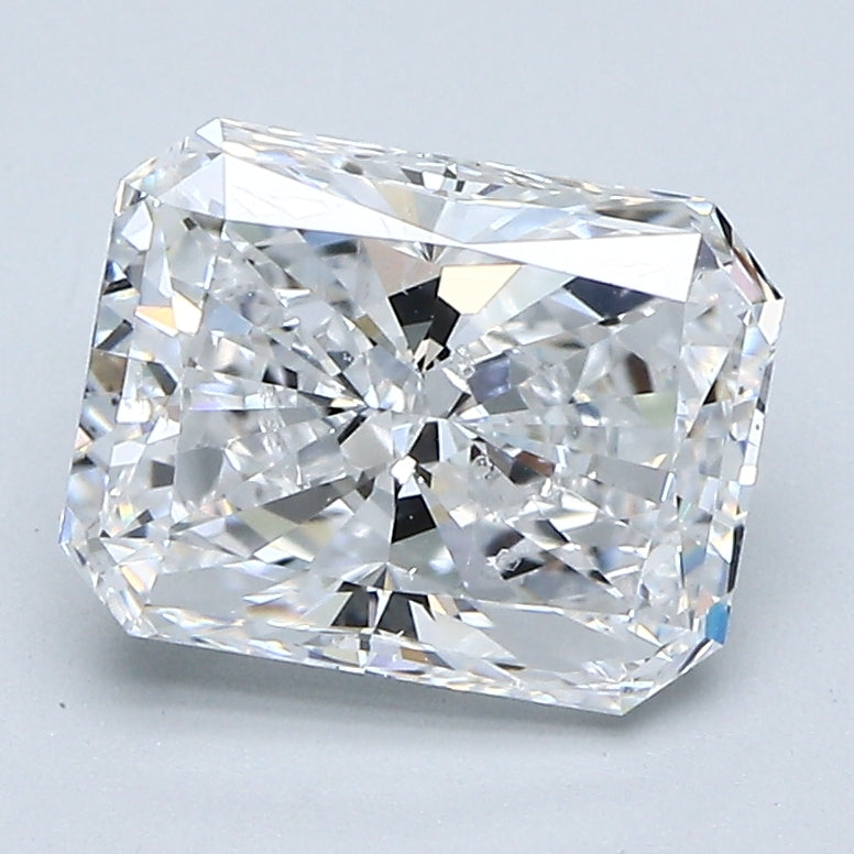 2.51 Carat Radiant Cut Diamond GIA Certified D-SI2 Loose , natural diamonds, precious stones, engagement diamonds
