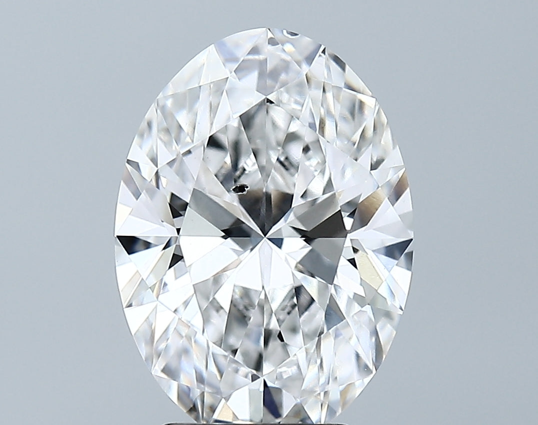 Lab-Grown 3.27 Carat Oval Shape Diamond color E Clarity SI2 With GIA Certificate, precious stones, engagement diamonds
