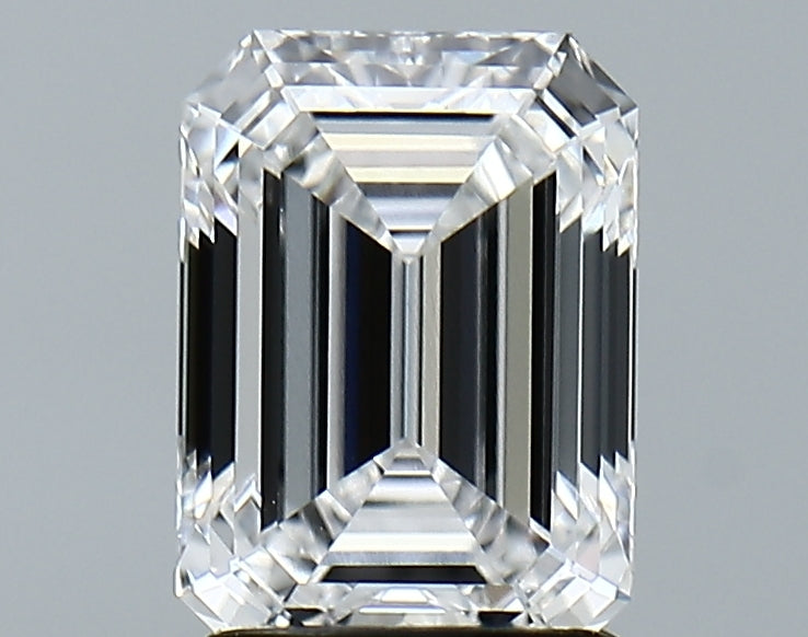 Lab-Grown 2.09 Carat Emerald Cut Diamond color D Clarity VVS2 With GIA Certificate, precious stones, engagement diamonds