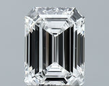 Lab-Grown 1.65 Carat Emerald Cut Diamond color E Clarity VVS2 With GIA Certificate, precious stones, engagement diamonds