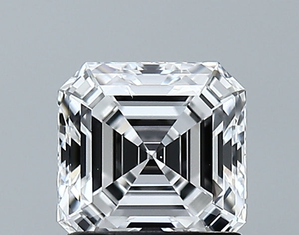 Lab-Grown 1.28 Carat Asscher Cut Diamond color D Clarity VVS1 With GIA Certificate, precious stones, engagement diamonds