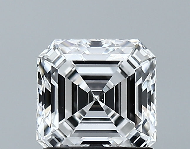 Lab-Grown 1.28 Carat Asscher Cut Diamond color D Clarity VVS1 With GIA Certificate, precious stones, engagement diamonds