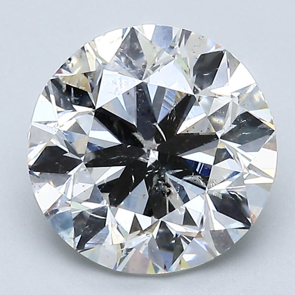3.01 Carat Round Brilliant Natural Mined Diamond I Color SI2 Clarity With GIA Certificate, natural diamonds, precious stones, engagement diamonds