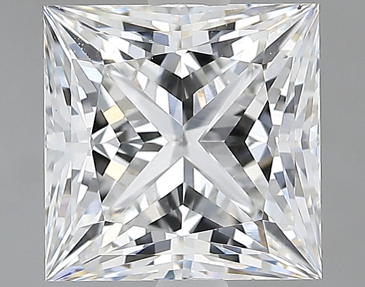 Lab-Grown 2.16 Carat Princess Cut Diamond color E Clarity VVS2, precious stones, engagement diamonds