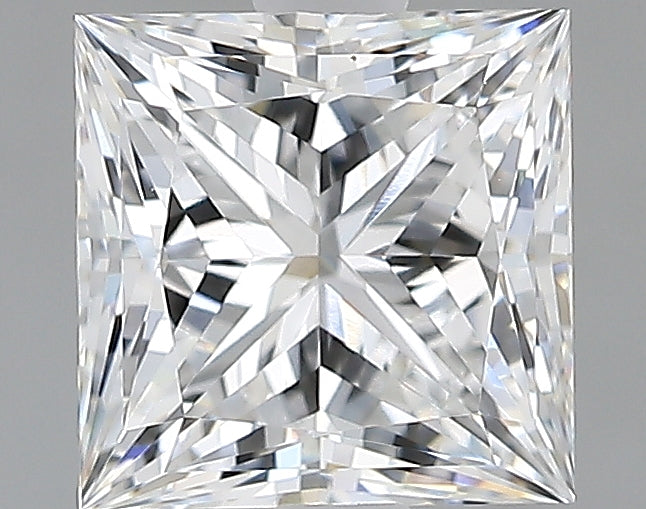 Lab-Grown 1.58 Carat Princess Cut Diamond color E Clarity VVS1, precious stones, engagement diamonds