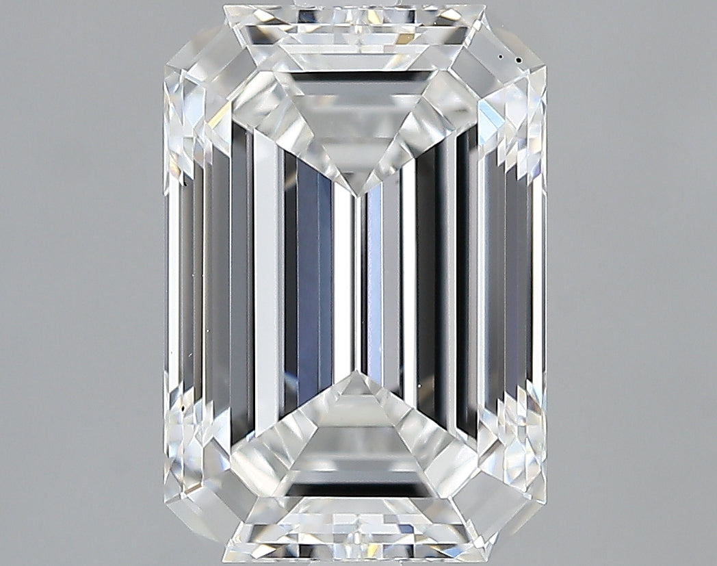 Lab-Grown 3.24 Carat Emerald Cut Diamond color E Clarity VVS2, precious stones, engagement diamonds